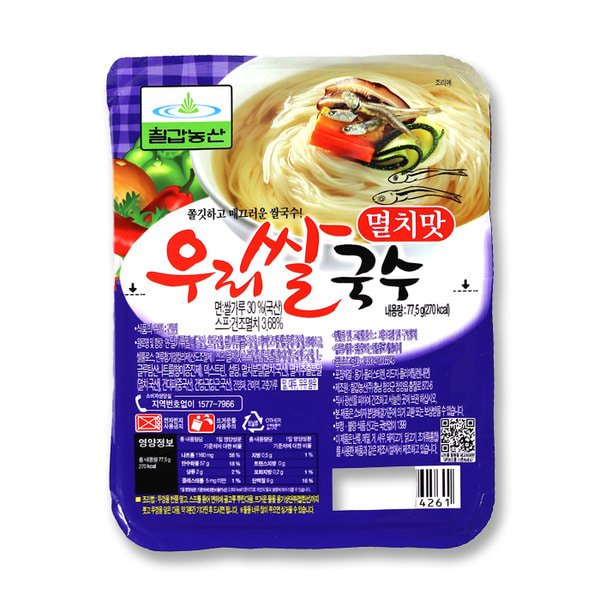 [무료배송]우리쌀국수(용기,멸치맛)18개 1박스